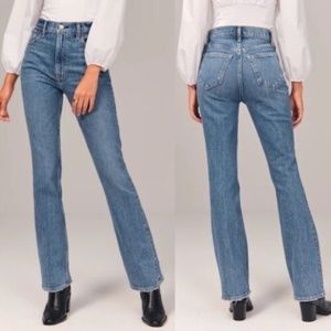 Abercrombie 70s Vintage Flare Ultra High Rise Jeans